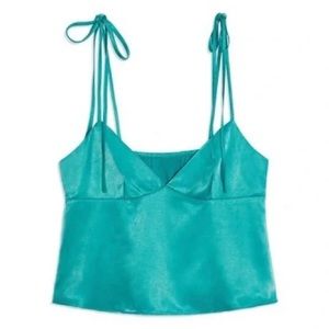 NWT WeWoreWhat Sateen Cami